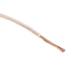  Καλώδιο NYAF 0,5mm² Λευκό Πολύκλωνο